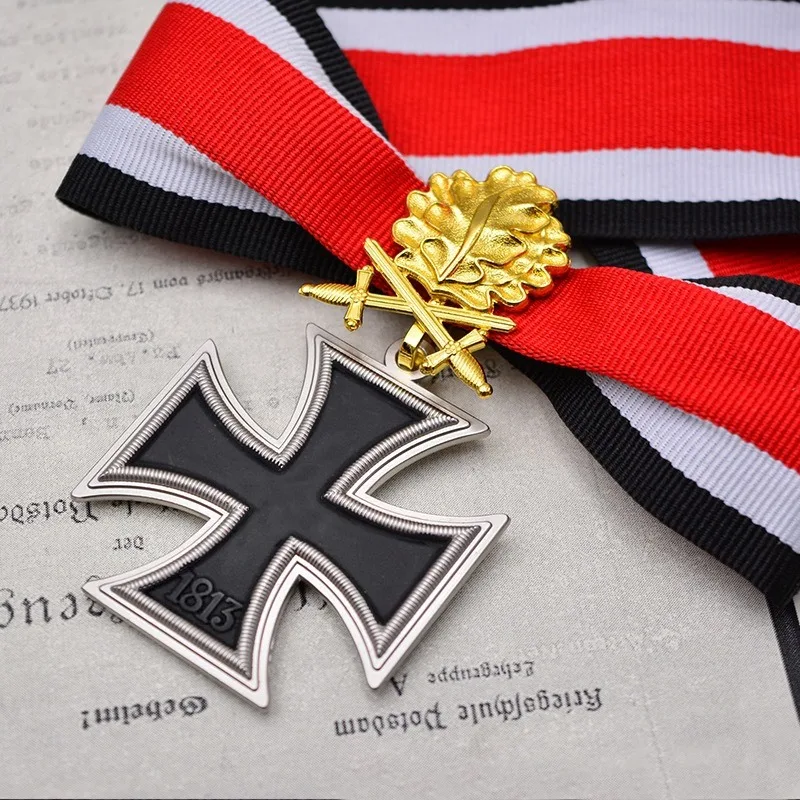 Knight Medal Reproduction 1813 Edition Oak Leaf Gold Diamond Silver Diamond Neck Series