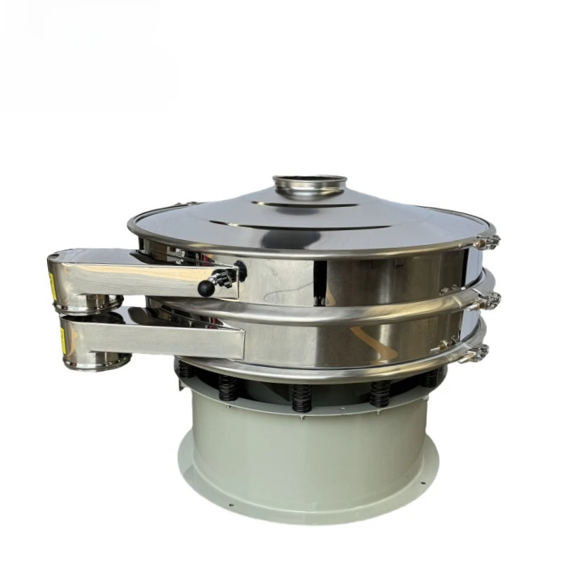 Industrial round coconut powder shaker / vibrating screen vibrating screen screening machine for resin chemical industry