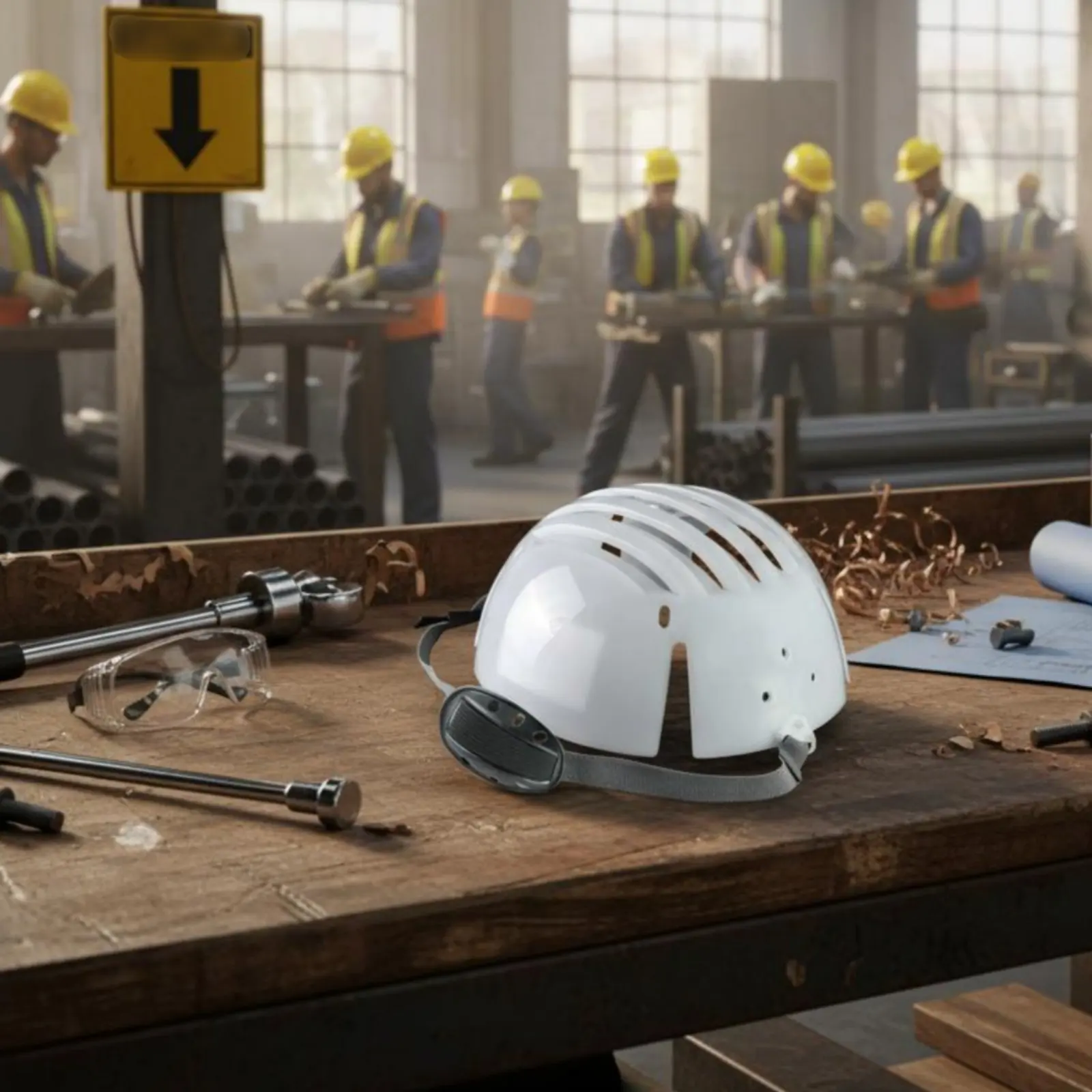 

PE Helmet Liner Lightweight Chin Strap Helmet Shell Hard Hat Chin Strap Elastic Safety Gear Breathable Design for Workshop