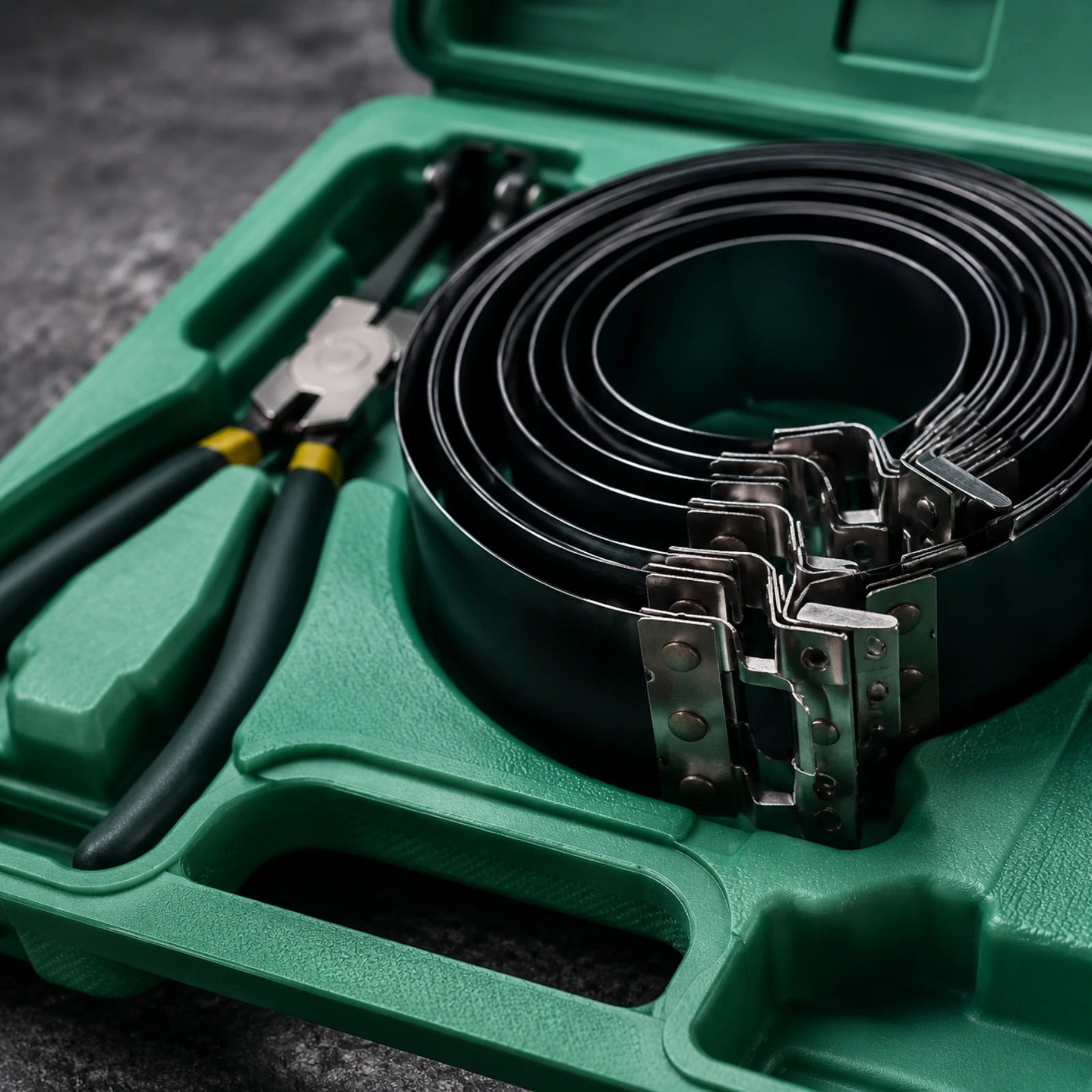 Piston Loop Installation and Removal Tool Time-Saving Piston Loop Compressor Tool with Pliers Spring-Assisted Reliable