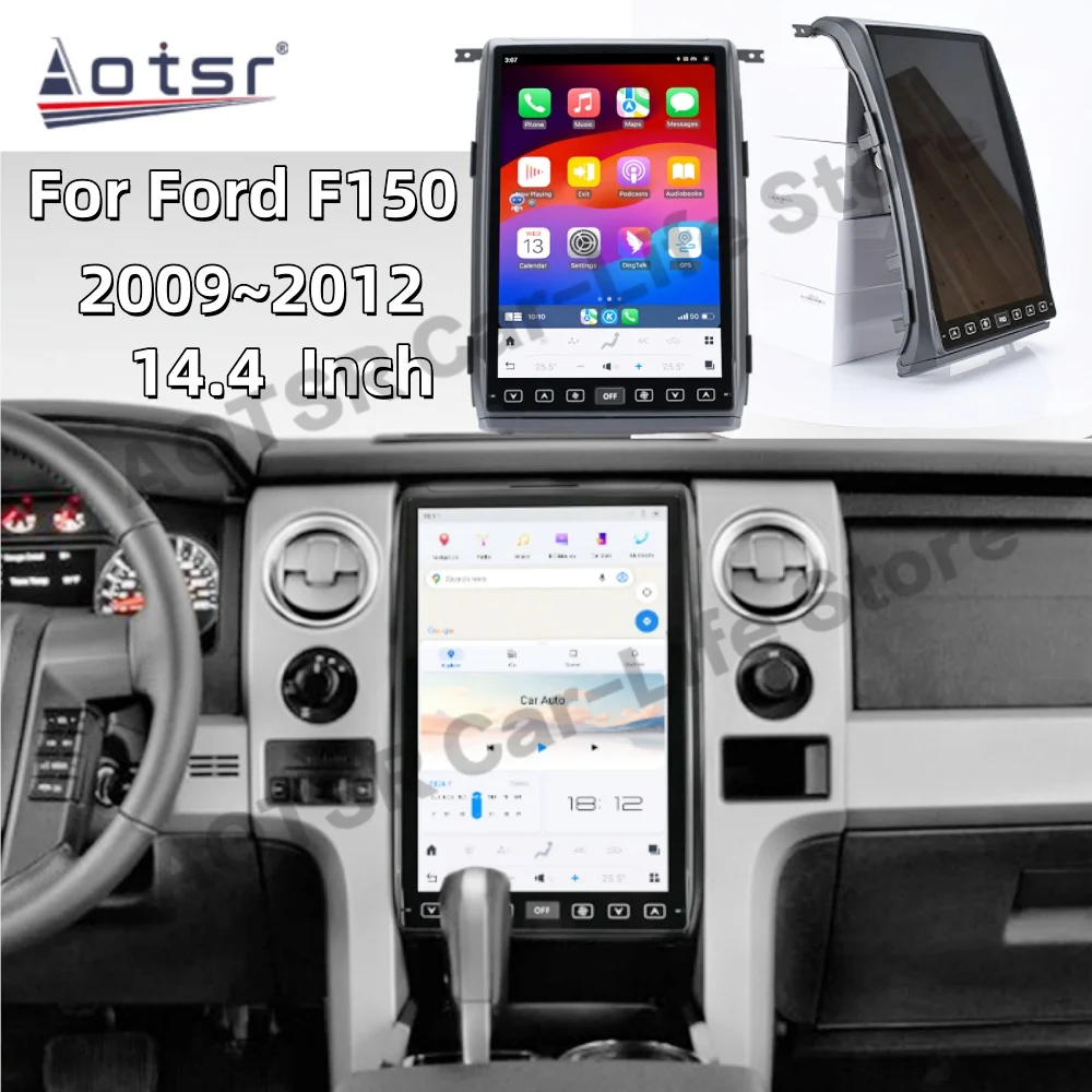 

Qualcomm 8-core For Ford F150 2009~2012 Multimedia Android 13 Car Radio GPS Navigation Video Stereo Carplay Auto IPS Head Unit