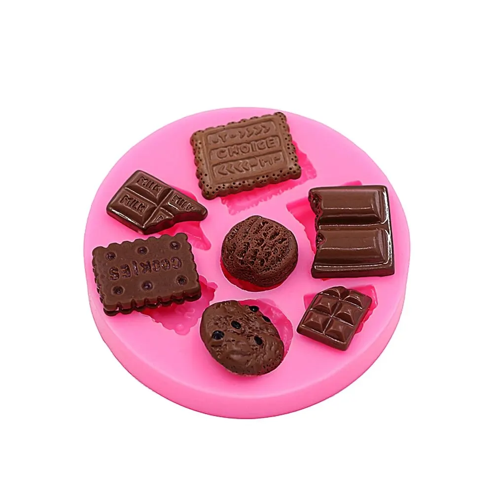 Cartoon Ice Cream Candy Cakes Silicone Mold DIY Handmade Chocolate Crafty Cakes Dessert Decoration Baking Gadgets New - view 2