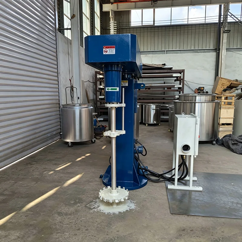 Variable Frequency High Speed Disperser Mixer Stainless Steel Latex Varnish Dispersing Machine