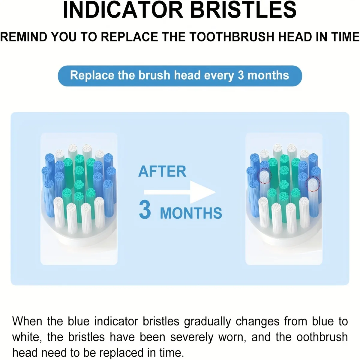 10Pcs Replacement Toothbrush Heads Compatible with Oral-B Braun Professional Electric Toothbrush Heads Brush Heads image 6
