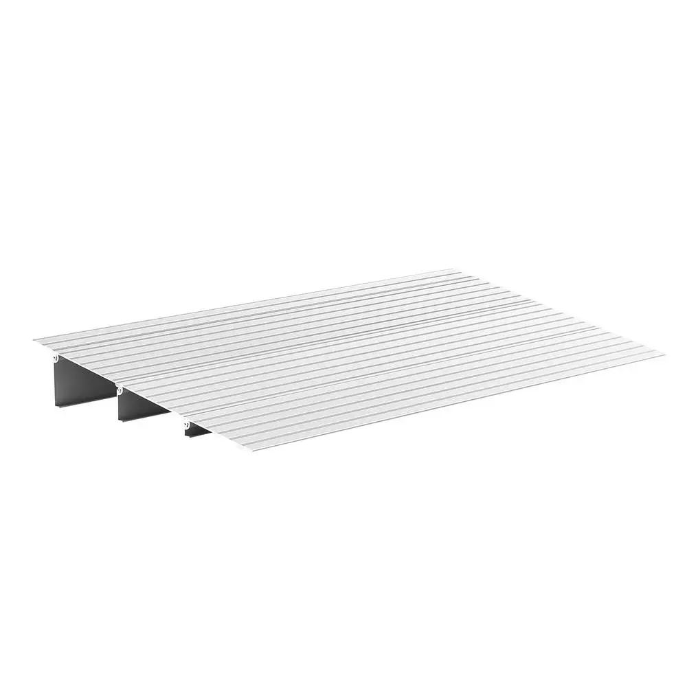 Rampe de seuil de porte, hauteur de 3 pouces, rampe de seuil en alliage d'aluminium, capacité de charge de 800 lb, rampes pour handicapés pour les marches de la maison, pour fauteuils roulants, scooters, fauteuils électriques, déambulateurs, vélos, tricycles