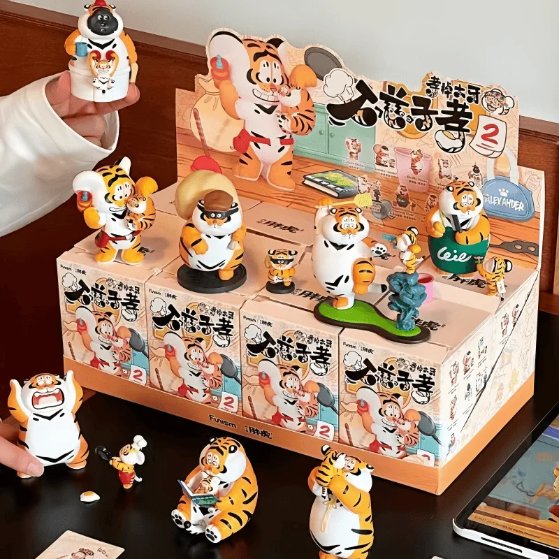

Hot 2025 In Stock Original I Am Not Fat Tiger Series The Second Round Of Filial Piety And Big Tooth Series Blind Box Ornaments