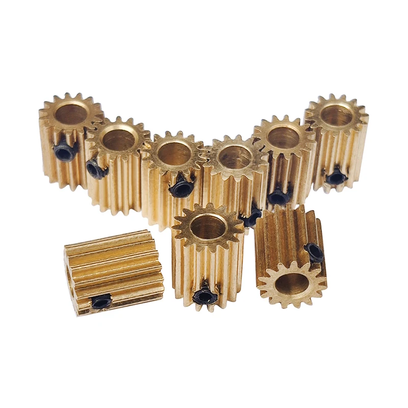 10PCS 0.5Module 12/13/14/15/16/17/18/20 Teeth Spur Gear Precision Copper Steel CNC Pinion