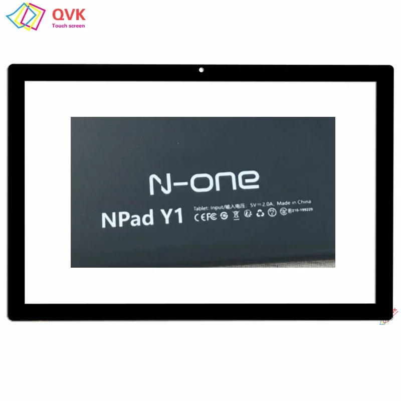 Black 10.1Inch For N-One NPad Y1 Tablet capacitive touch screen digitizer sensor exterior glass panel