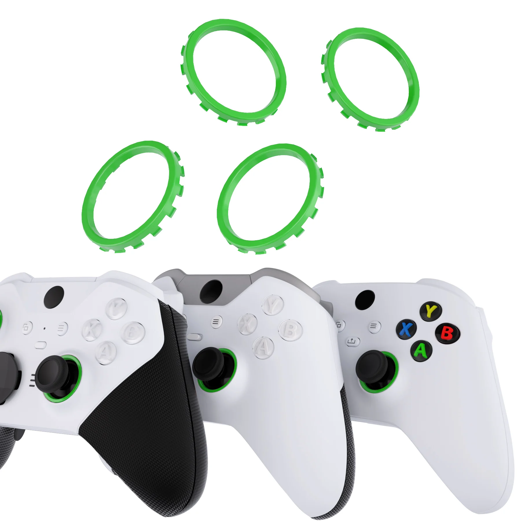 eXtremeRate Accent Rings for Xbox Elite Series 2 Core & Elite Series 2 & One Elite, for Xbox Series X/S Controller - Chrome Gold - view 5