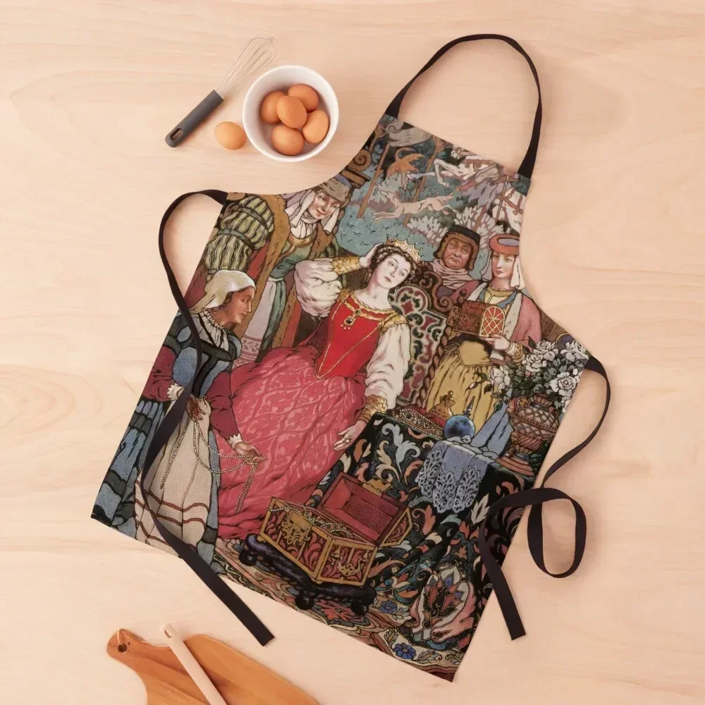 

Maryna Princess of Poland Boris Zvorykin Apron kitchen woman Children'S Bib For Kitchen Apron