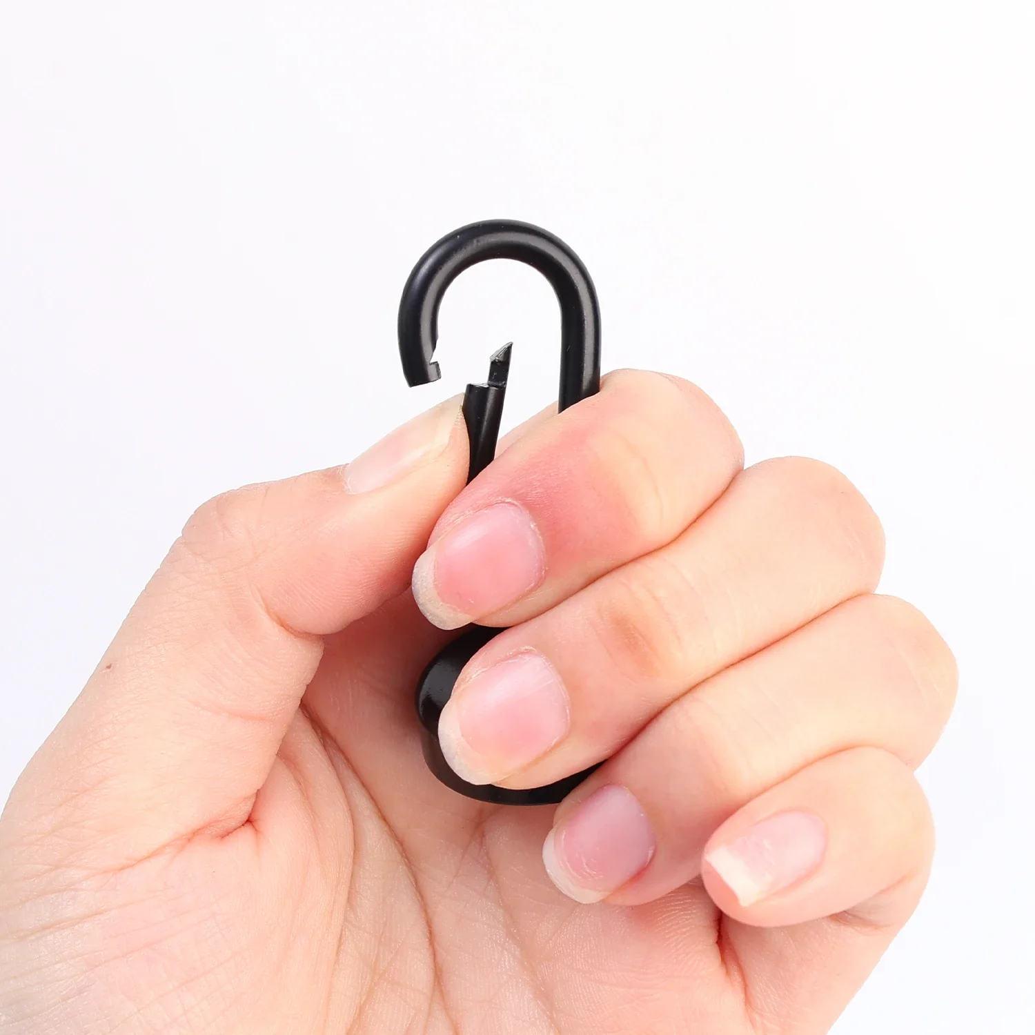 Heavy Duty Carabiner Magnetic Hooks 360°Rotating Strong  Magnet Ring Keychain Hanging Hook with Swivel Storage Rack