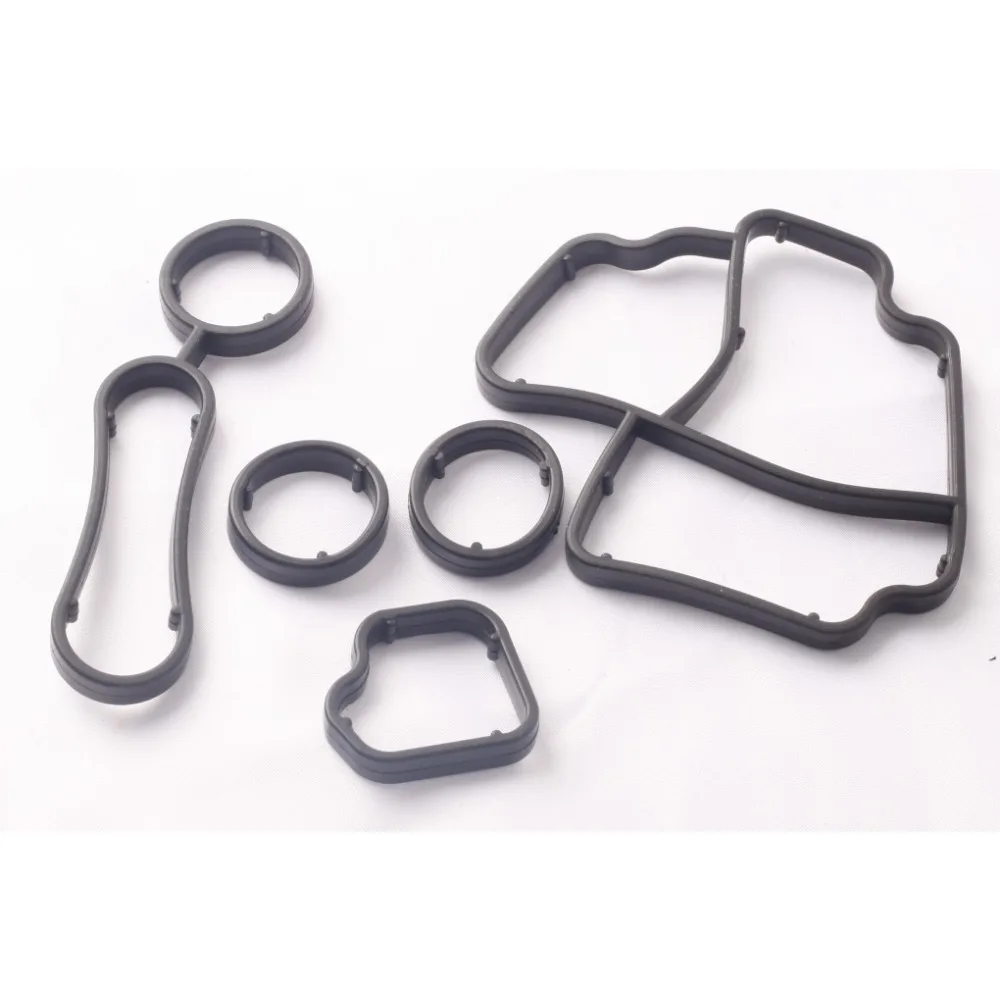 03L 198 441 Oil Filter Housing Oil Cooler Gasket Set For VW Polo Caddy for Skoda for Seat 03L198070 03L 198 070