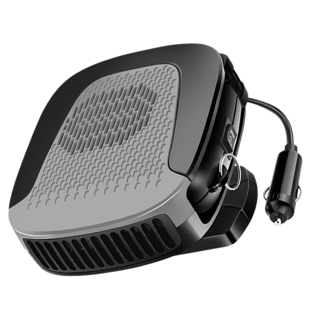 

Portable Car Heater Defroster Fan ABS Material Compact Size Quick Demist Window Snow Remover Auto Warmer Efficient Use