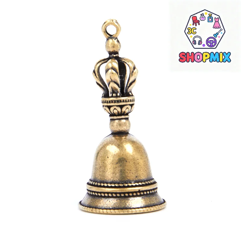 Brass Handicraft die-casting Drop Bell Key Car Button Wind Bell Tibetan Bronze Bell Creative Gift Home Decoration Accessories