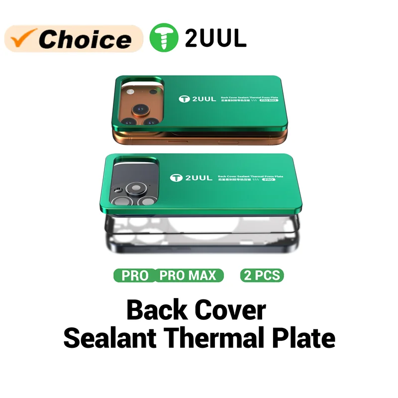 

2UUL DA68 Back Cover Sealant Thermal Plate for IP17 Series Repair Hot Press Tool Heat Conduction Glue Curing Pressure Plate