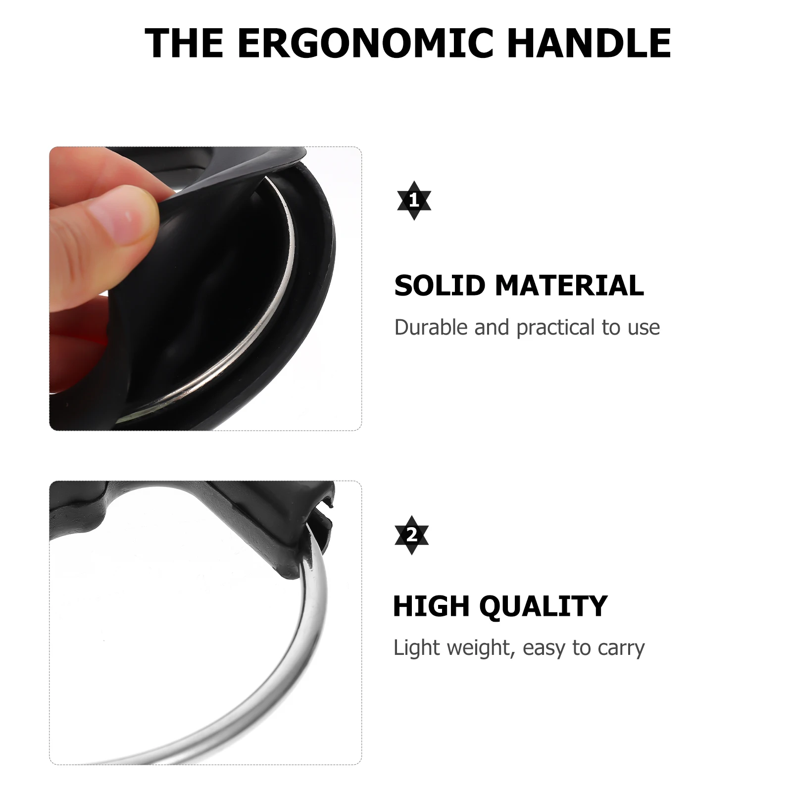 

3pcs Rubber Dog Leash Handles Durable Ergonomic Pet Traction Rope for Walking Jogging Running Camping Hiking Large Outdoor