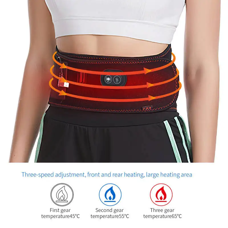 هايت الجودة النساء الرعاية الصحية الاهتزاز سليم الكهربائية الحرارة حتى مدرب خصر حزام تسخين حزام الحرارة النحيف للاستخدام المنزلي