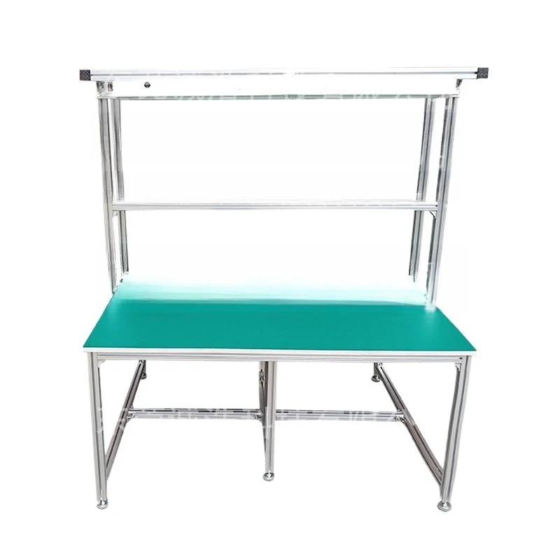 Aluminum alloy anti-static workbench Factory workshop assembly profile console Aluminum profile frame maintenance inspection