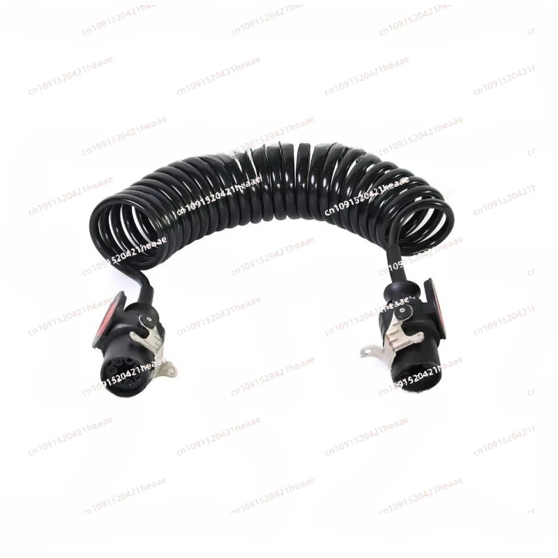 Suitable for ABS Large Circle 7-core Spring Wire Assembly, Trailer-specific EBS Brake System Cable