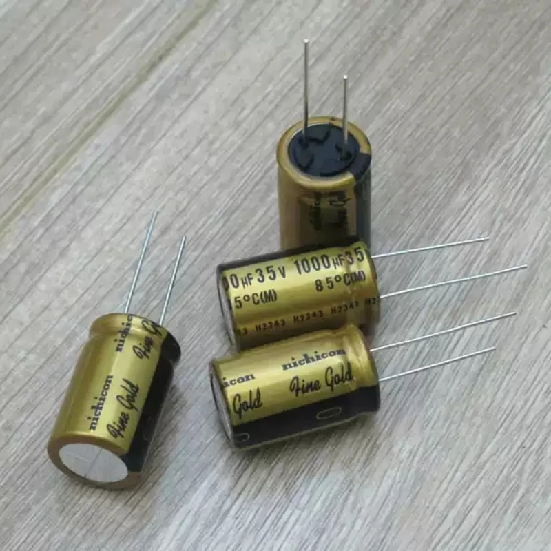 Nichicon 35V 1000UF Audio Capacitor FINE GOLD Muse Goddess Original