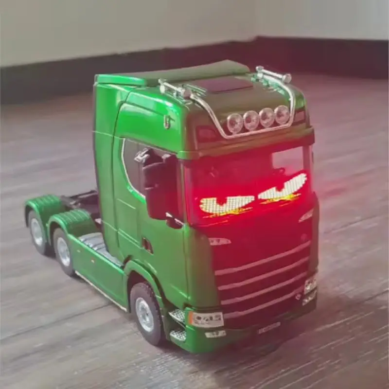 1/18 Huina 1509 Rc Semi Dump Trailer Electric Lifting For Rc Tractor Truck 1501 Tail Light Support Leg No Sound System Model