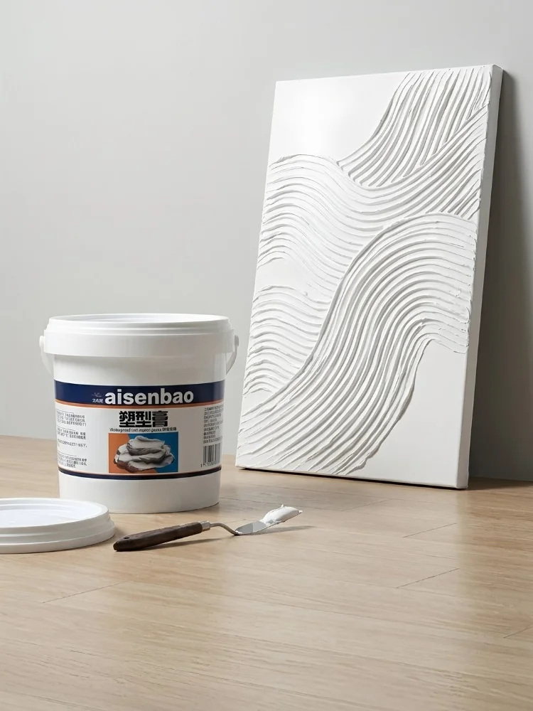 500g Akrylowa Pasta Modelująca Efekt Krackle, Pasta Teksturowująca 3D, Gesso o Gęstej Strukturze, Baza do Farb Olejnych, Materiały Plastyczne dla Artystów na Płótno — zdjęcie produktu 7