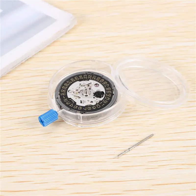 For SEIKO Japan NH35A Mechanical Watch Movement 24 Jewels NH35 Automatic Mechanism 3.8 O'clock Gold