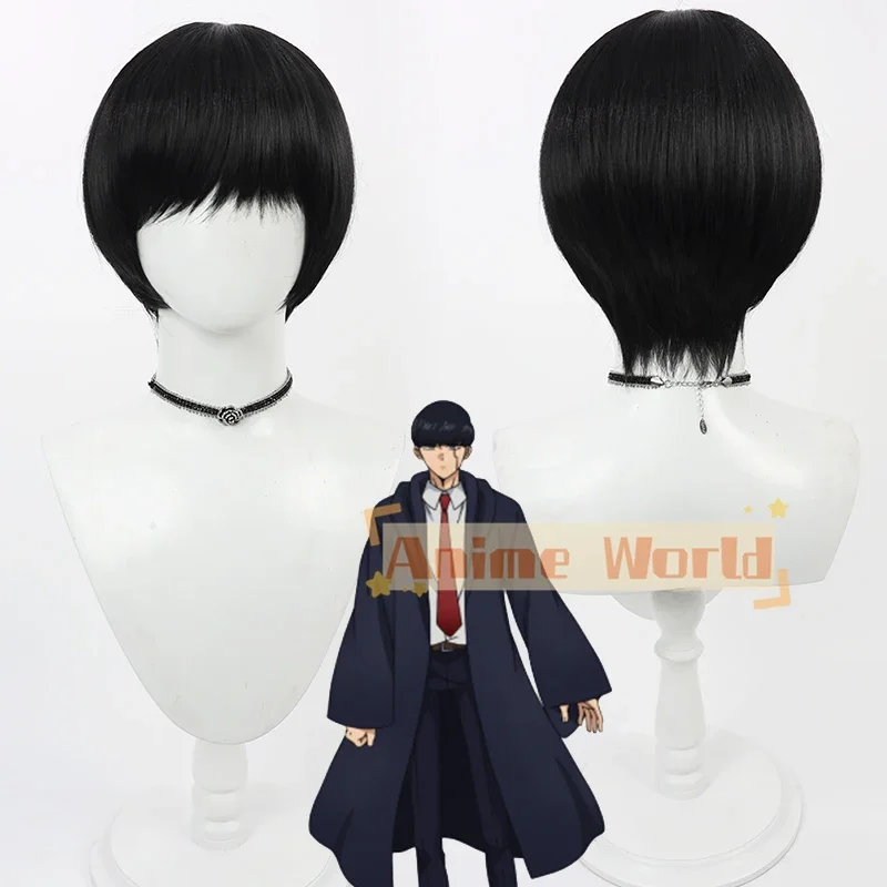 

Аниме Mashle: Magic and Muscles Mashle Burnedead Парик для косплея Черные термостойкие синтетические волосы Хэллоуин Ролевая игра Вечеринка + парик