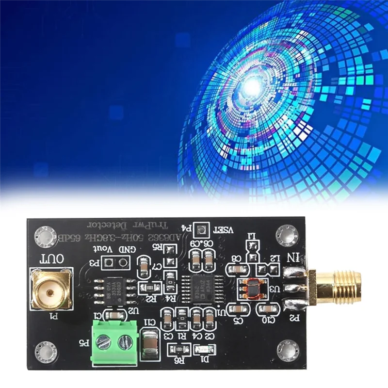 RMS RF Detection Linear Db Output Wielofunkcyjny przenośny moduł detektora mocy Rf Response