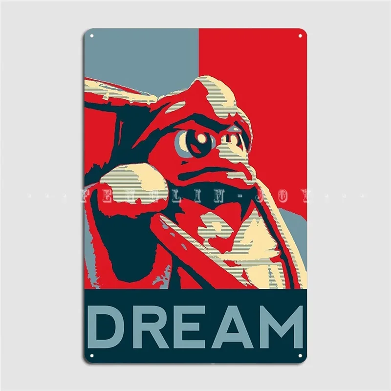 Dedede For President Metal Sign Club Bar Decoration Wall Decor Club Tin Sign Posters