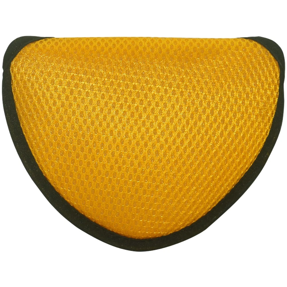 1pc Golf Putter Head Cover 16x12cm Nylon Mesh Thickened Semicircle Mallet Rod Protection Cover For Golf Club Cover Replace Parts
