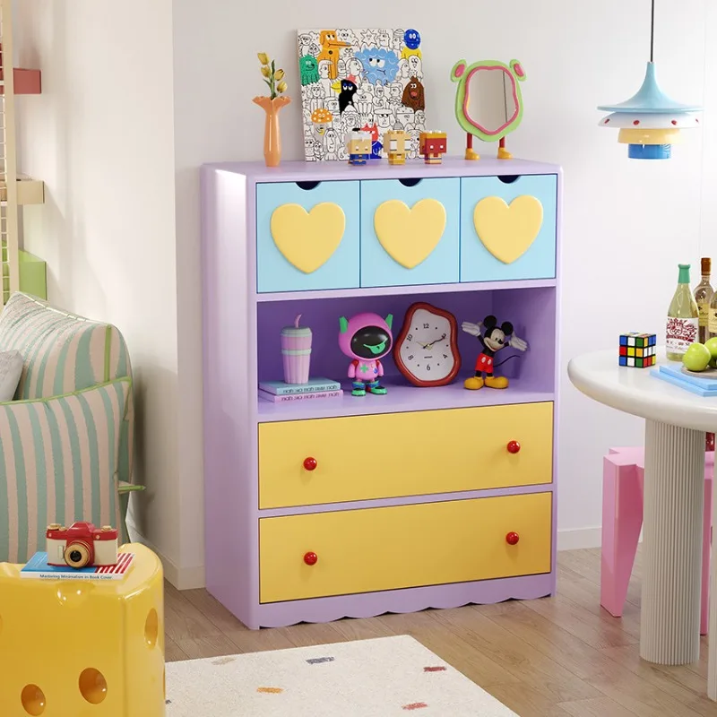 Youjia Figure Cabinet Storage Bucket Cabinet All Solid Wood Locker Entrance Cabinet Display Cabinet Dining Side Cabinet
