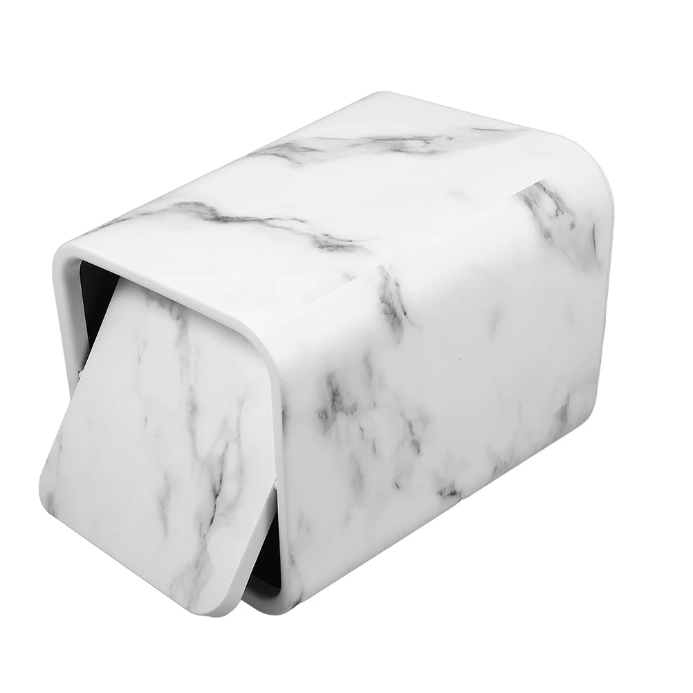 

Marble Trash Can Waste Basket Kitchen Bathroom Garbage Container Bin Small Lid Storage Home Hotel Guesthouse Plastic