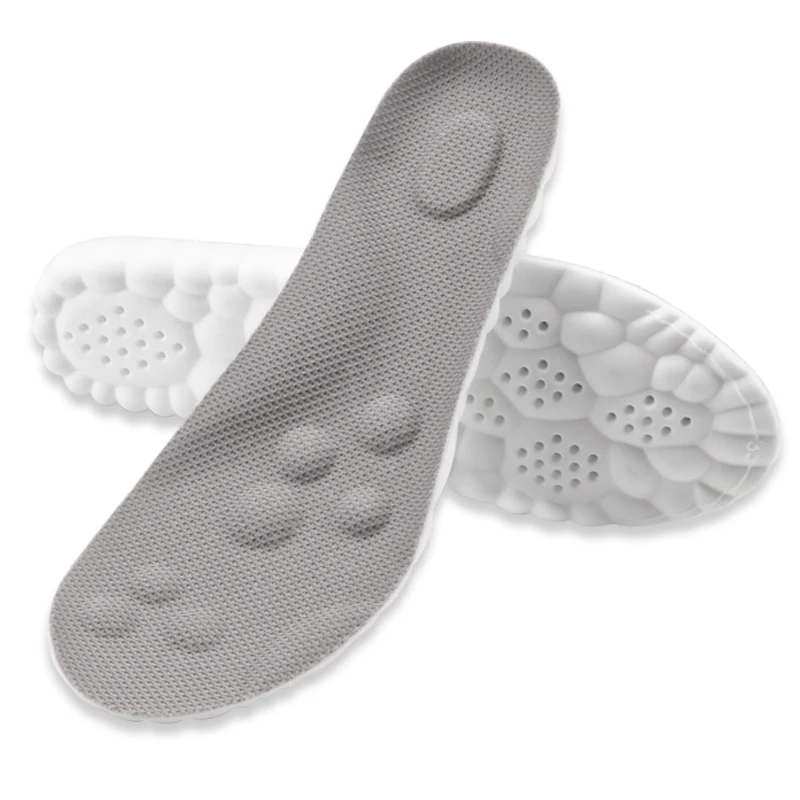 Latex-Einlegesohlen für Schuhe Orthopädische Weiche Massage Verdickte Sport-Stoßdämpfungspads Atmungsaktive Schweißabsorbierende Winter-Wärme-Thermopads