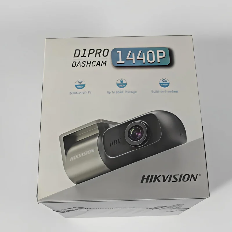 

Hikvision Dash Cam D1Pro 1440P 2K HDR 360° Rotation F1.55 Lens 24H Parking Monitoring Night Vision