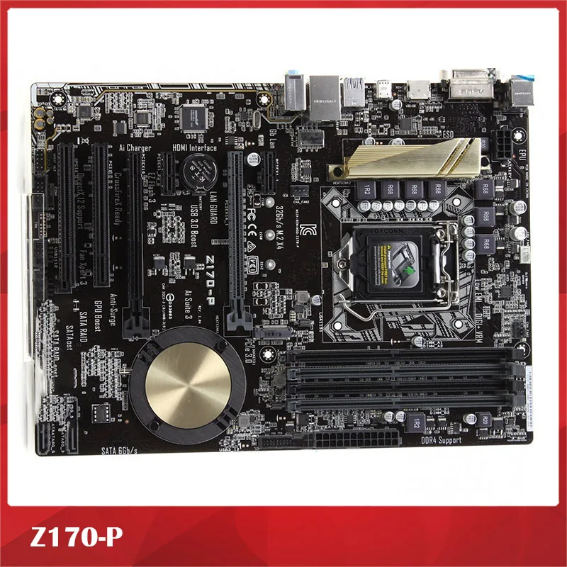 

100% Working Desktop Motherboard Z170-P LGA1151 DDR4 i7/i5/i3 USB3.0 SATA3 Fully Tested Good Quality