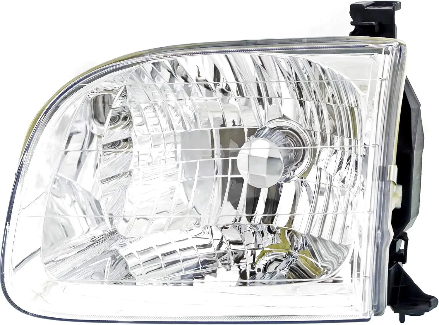 مصباح أمامي جانبي للسائق والركاب لسيارة تويوتا سيكويا 2001-2004 هالوجين مع لمبة (قطع) للموديلات مع أوتوماتيكية لعمود 4 سرعات