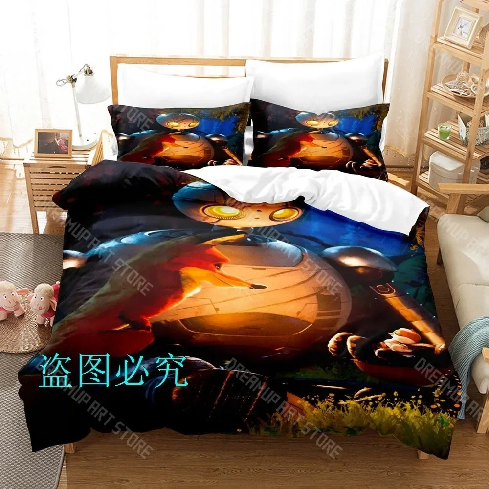 2026 3D Print The Wild Robot Cartoon Bedding Set Single Twin Full Queen King Size Bed Set Adult Kid Bedroom Duvetcover Sets