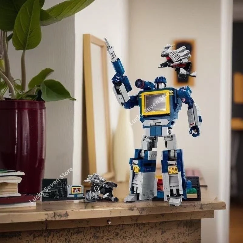 

New Transfor Mation Assembly Building Block 1505pcs Soundwave Decepticon Action Figure Assembly Building Block Collection Model