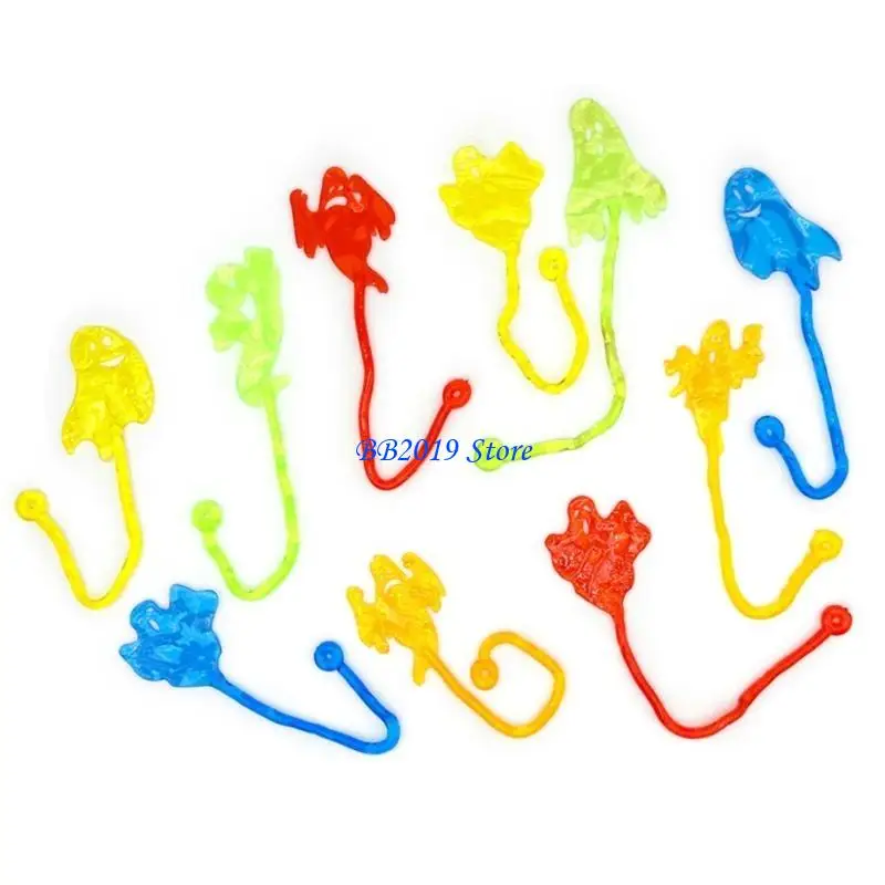 Q0KB-juguete para tirar a mano para adultos, telaraña adhesiva para pared, juguete antiestrés, dispositivo para aliviar