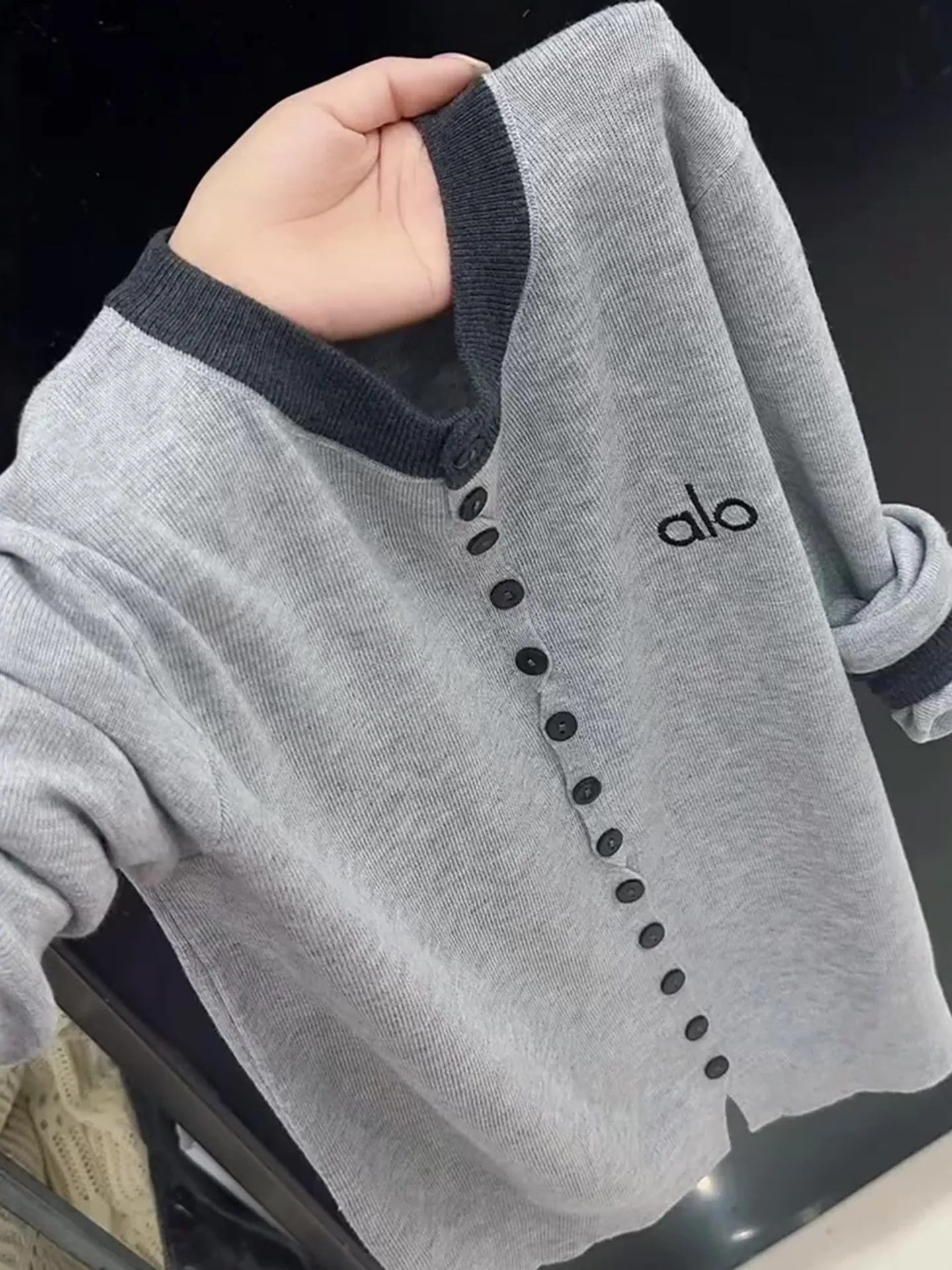 

Удобная повседневная трикотажная женская универсальная одежда Long Sve Soft Medium Densi Glue Fiber Thin Long Sve ...
