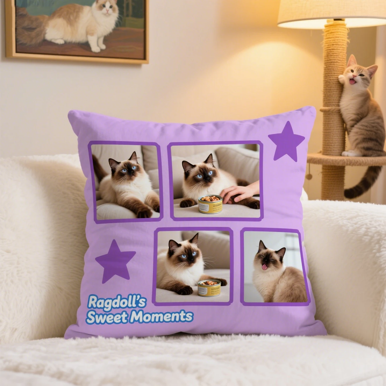 

Personalized Pet Picture Pillow Double Sided Print Soft Polyester No Fuzz 45x45cm Sofa Decorative Cushion Pet Lover Gift
