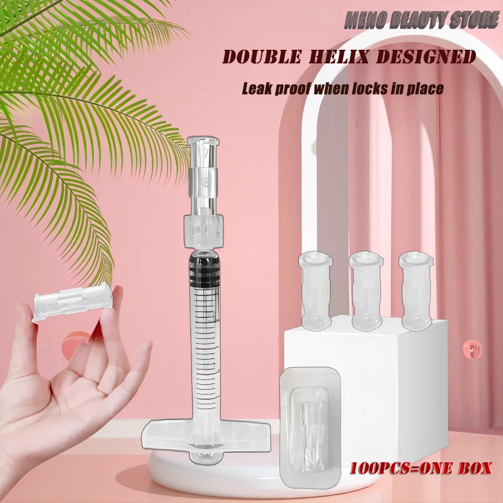 

Sterile Luer Syringe Connector Leak Proof Double Helix Luer Lock Adapter PP Plastic 50-1000PCS Medical Transparent Coupler