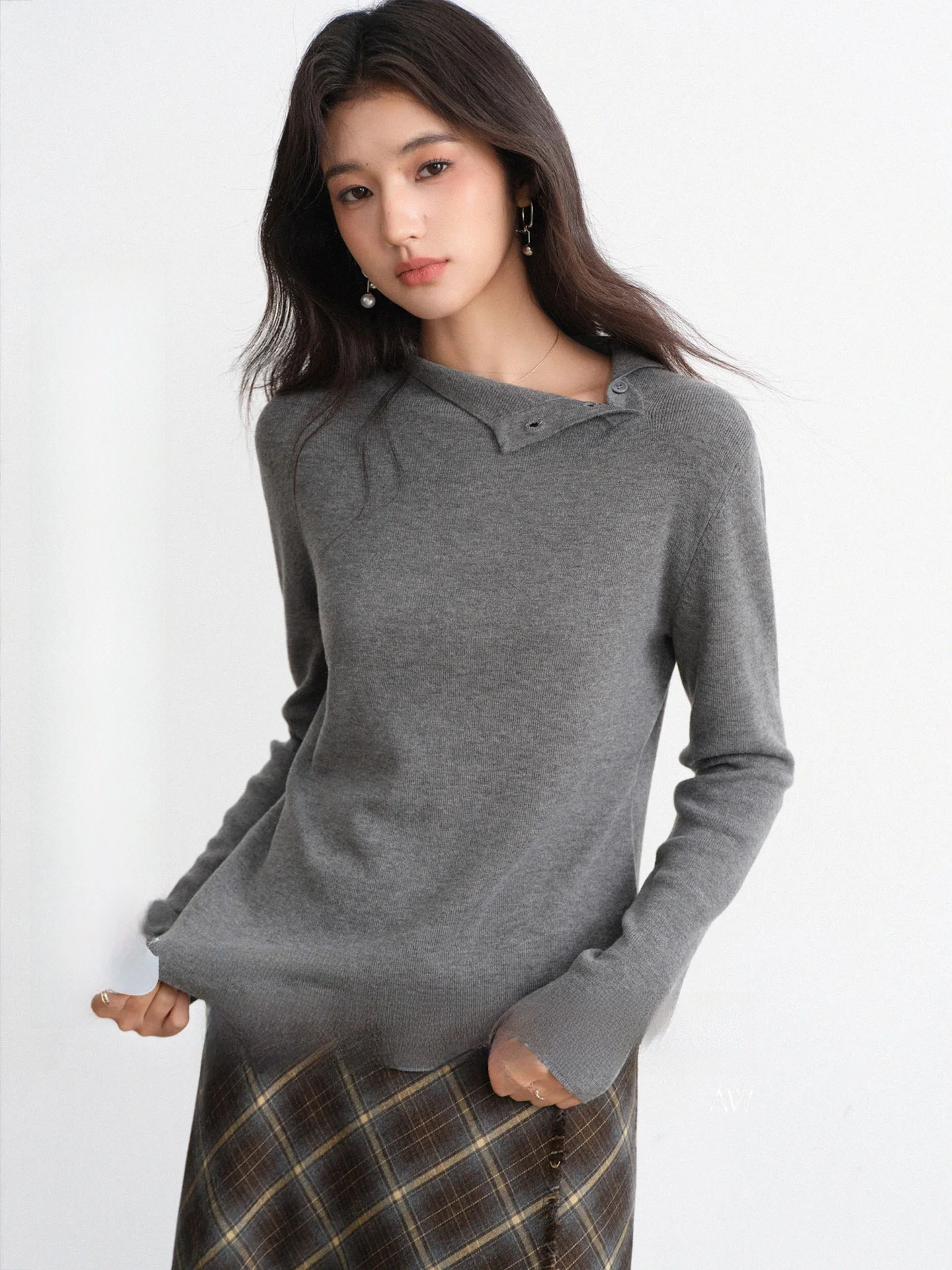 

Теплый шерстяной базовый слой, женский утягивающий внутренний топ с высоким воротником, осенне-зимний сезон, универсальный топ без рукавов от BUNNY