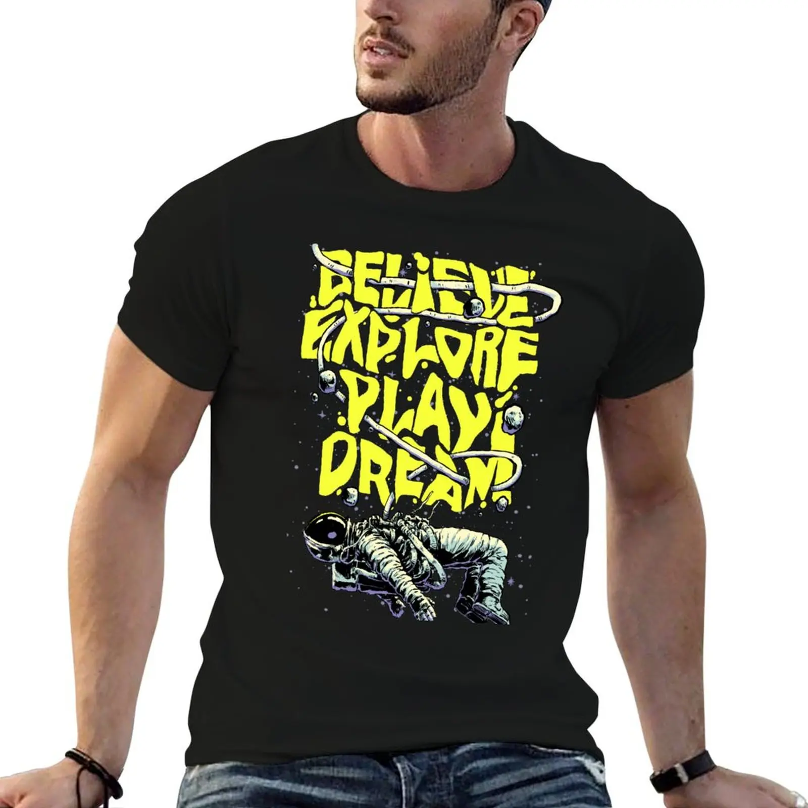 Believe T-Shirt Soft Casual Short Sleeve Cotton Tee