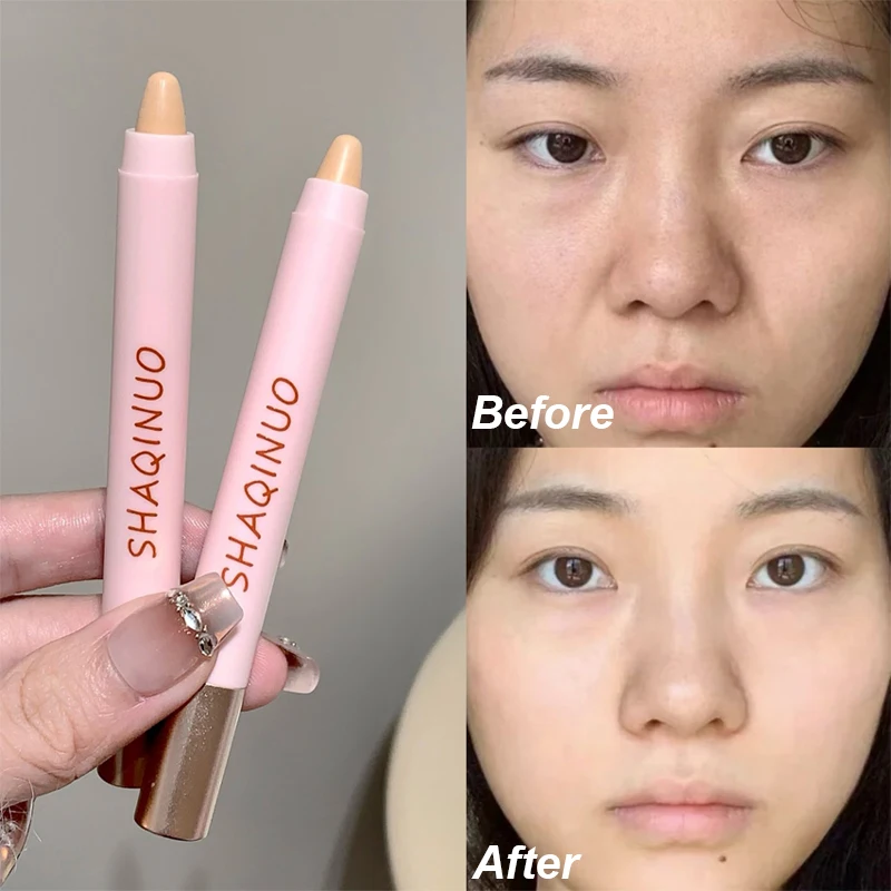 تسليط الضوء على عصا برونزر ماتي الأبيض البني الوجه اشراق تشكيل المخفي قلم رصاص مصحح الأنف الظل الكنتوري مستحضرات التجميل