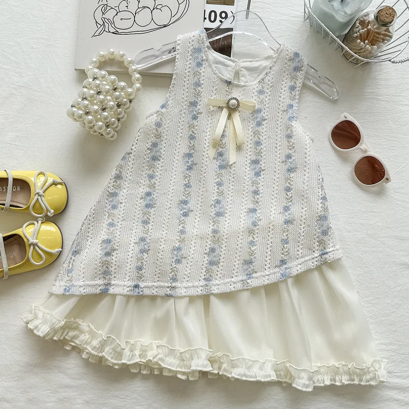 

Girl clothing summer dresses Sweet toddler girls summer dress Girls Casual Dresses new style children clothing