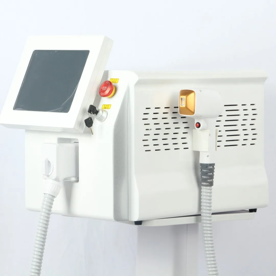 808nm Diode Laser Hair Removal 2000W 4 Waves IPL Hair Removal Cooling Head Painless Laser Epilator Face Body Machine