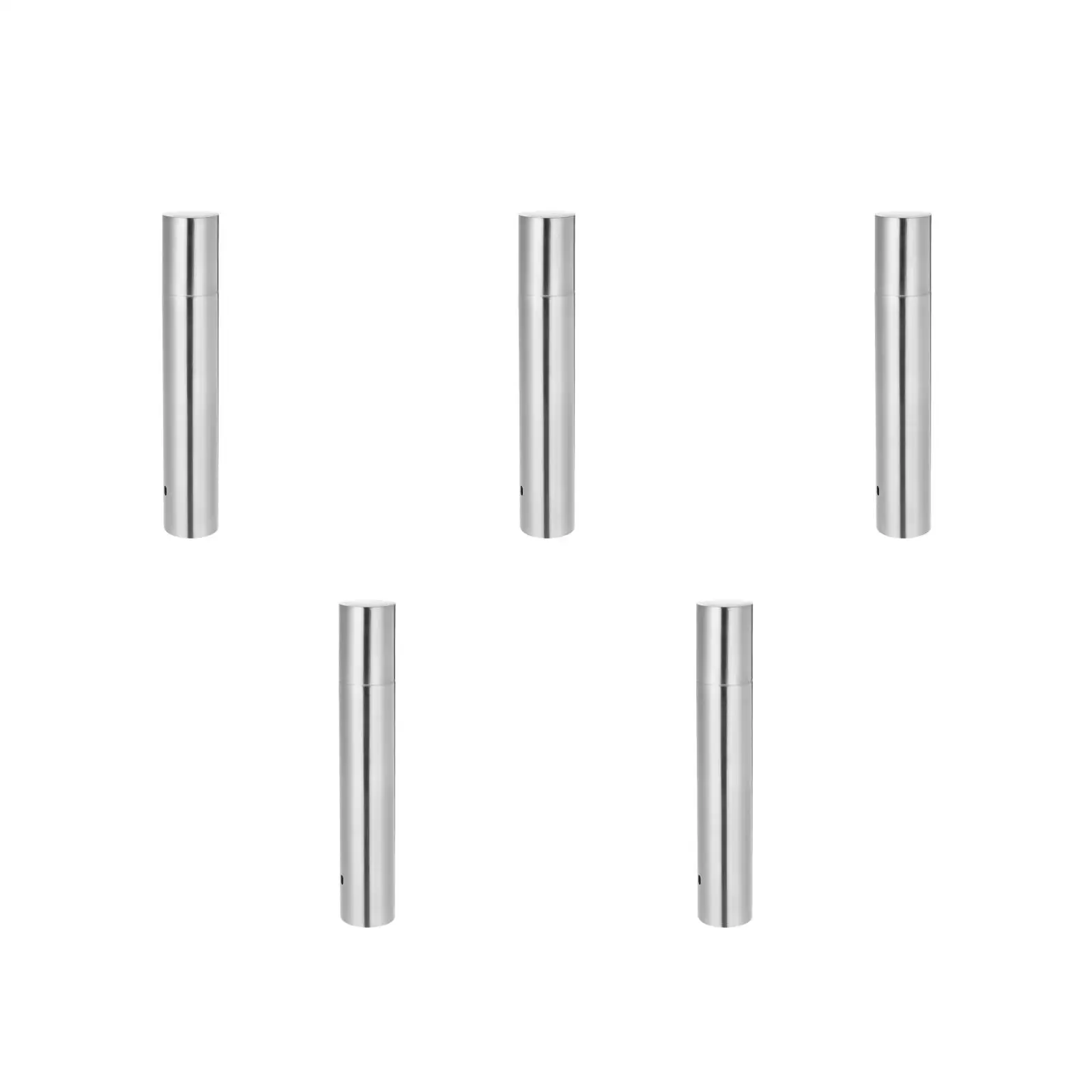 

5pcs 5 Count Document Tube Holder Storage Tubes Diploma Silver File Birth Certificate