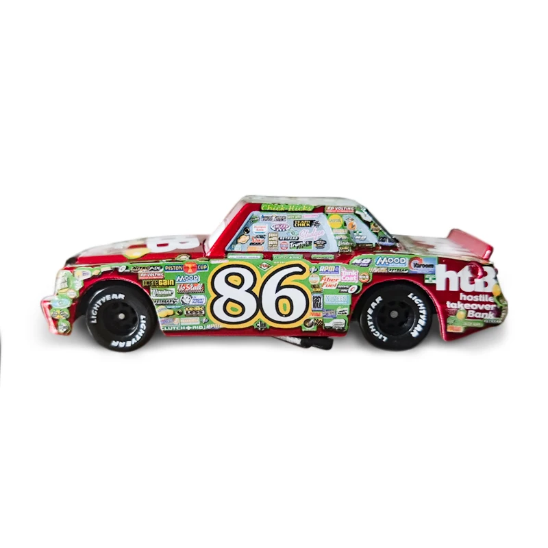Diney Cars Pixar 1:55 Diecast รถของเล่นเด็กของขวัญวันเกิดอะนิเมะ Action Figure Storm Jackson Lightning McQueen Racing